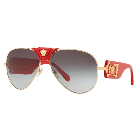 Versace red sunglasses